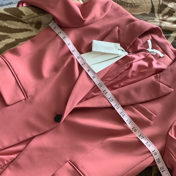 VERONICA BEARD CUTAWAY DICKEY JACKET COLOR MAUVE SIZE 12 - Picture 9 of 16